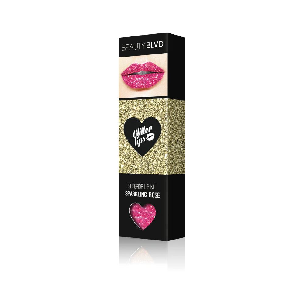 Sparkling Rosé - Glitter Lips | Beauty BLVD