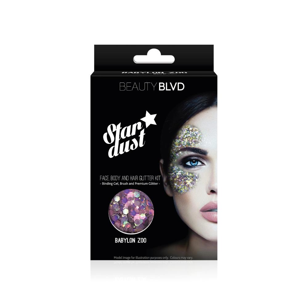 Stardust Face, Body and Hair Glitter Kit - Babylon Zoo | Beauty BLVD